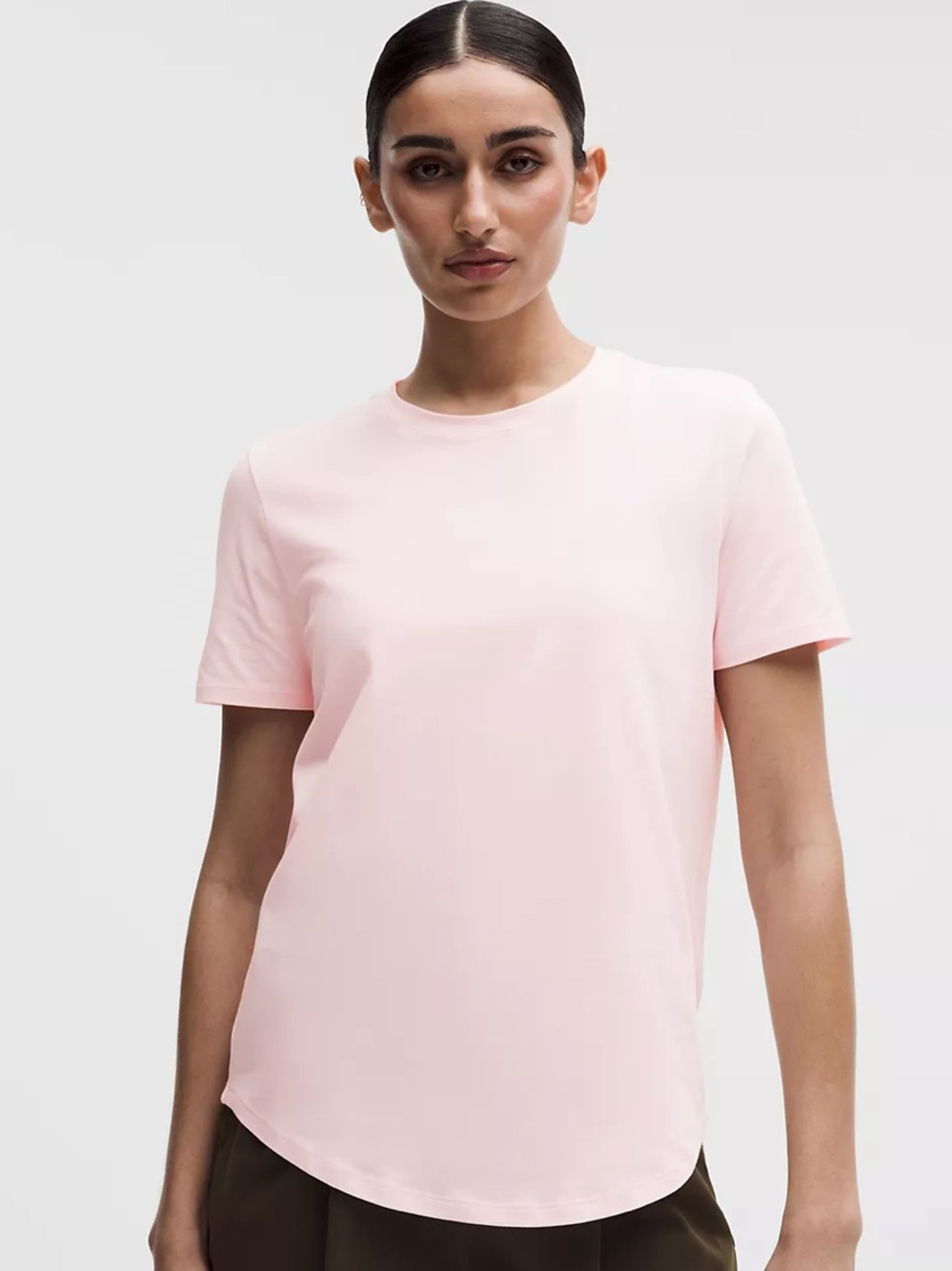 Lululemon Pastel Pink Classic Crewneck Tee